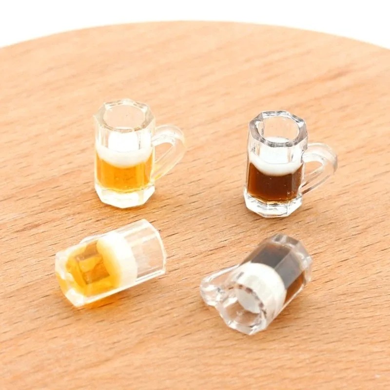 Wine Beer Garden - 10Pcs Resin Simulated Wine Beer Cups