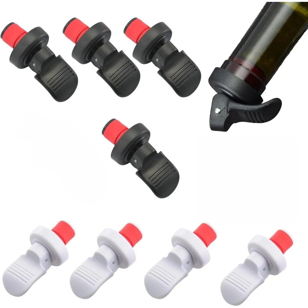 Wine Beer Market - 4PackWineBottle Stoppers Whiskey Sealer Beer Rubber
