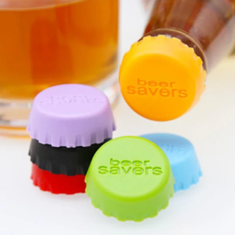 Wine Beer Garden - Candy Colors Silicone Beer Bottle Caps,
