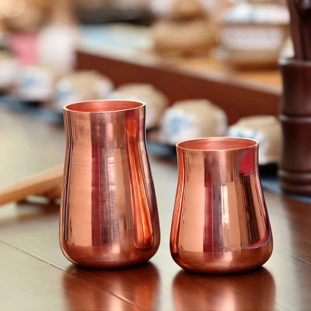 Wine In Beer Glass - Handcrafted Pure Copper Mug Thickened Creative