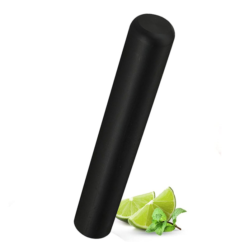 Muddler Cocktail Bar - Black Muddler Professional Cocktail Muddler -