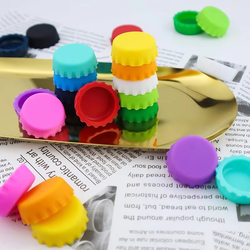 Wine Beer Garden - 1-30pcs Candy Colors Silicone Beer Bottle
