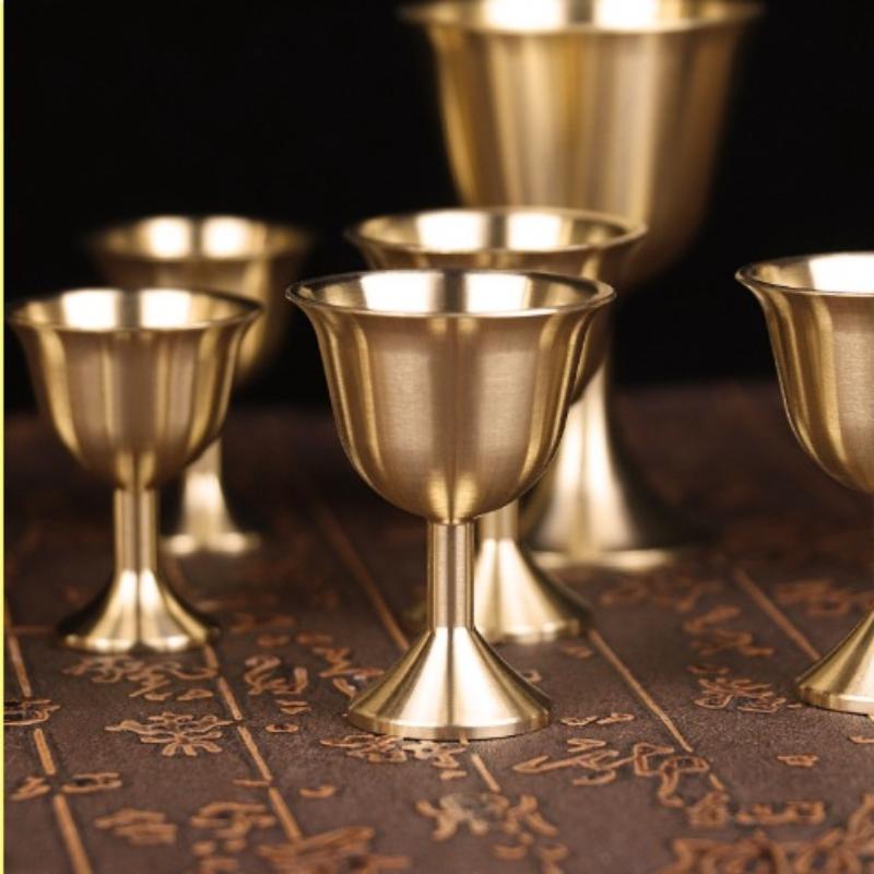 Retro Brass Copper Mug, Exquis - Wine Beer Glass ulasan dan harga