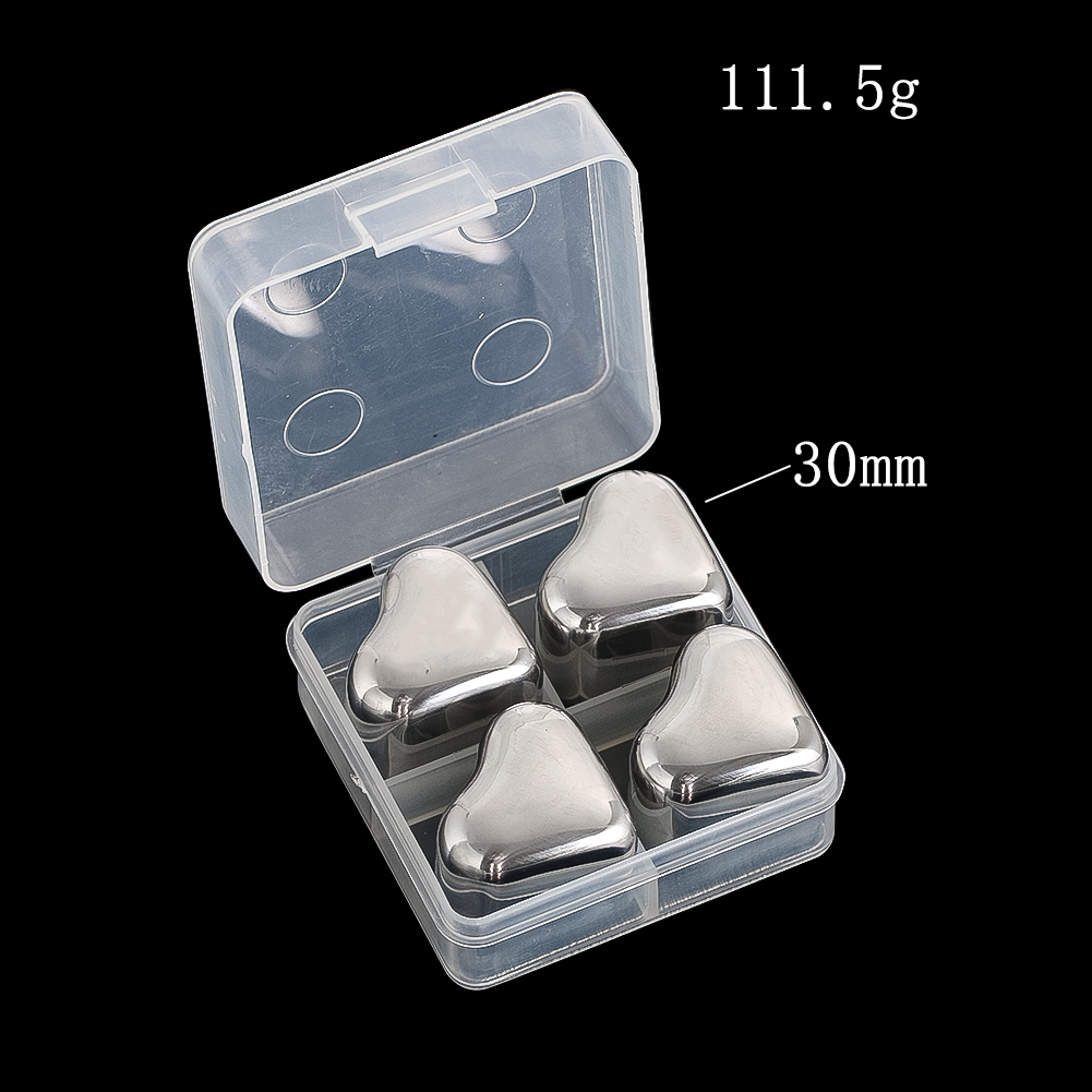 4pc Reusable Stainless Steel I - Wine Beer Jp ulasan dan harga