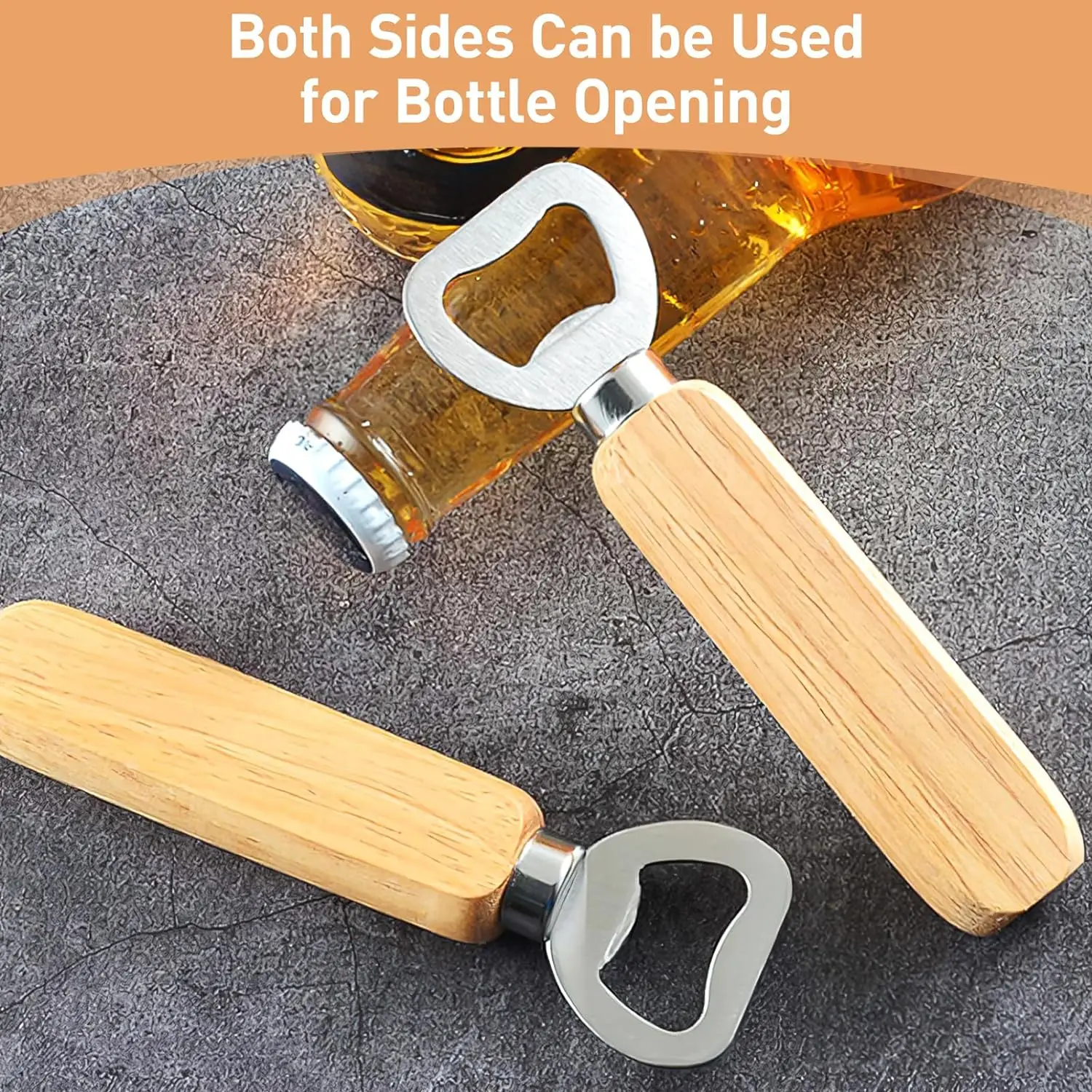 Beer Can Opener Wooden Bottle  - Wine Beer Glass ulasan dan harga