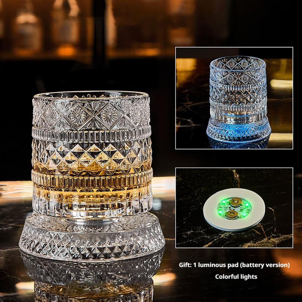 Rotating Whiskey Glass Creativ - Wine Beer Glass ulasan dan harga
