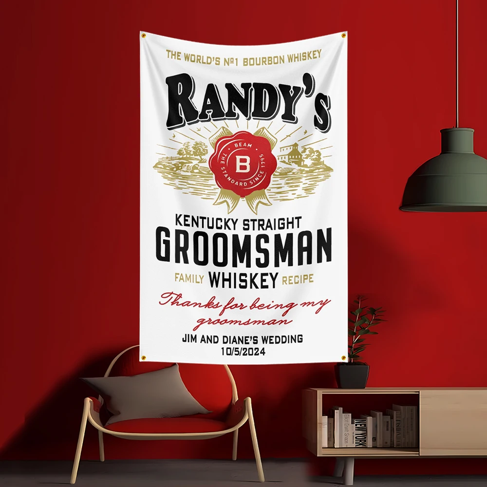 90X150CM Whisky-J-jim beams Fl - Wine Beer Garden ulasan dan harga