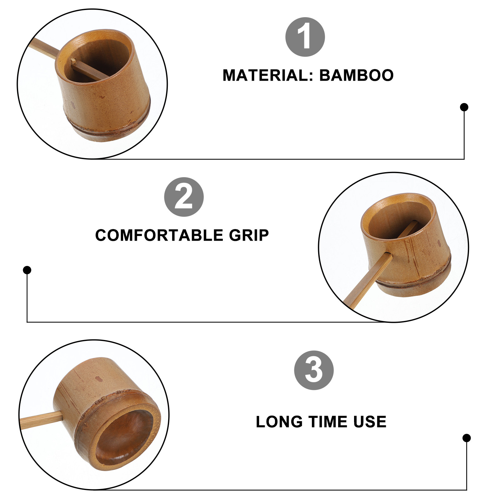 Bamboo Water Scoop Wine Dipper - Wine Beer Garden ulasan dan harga