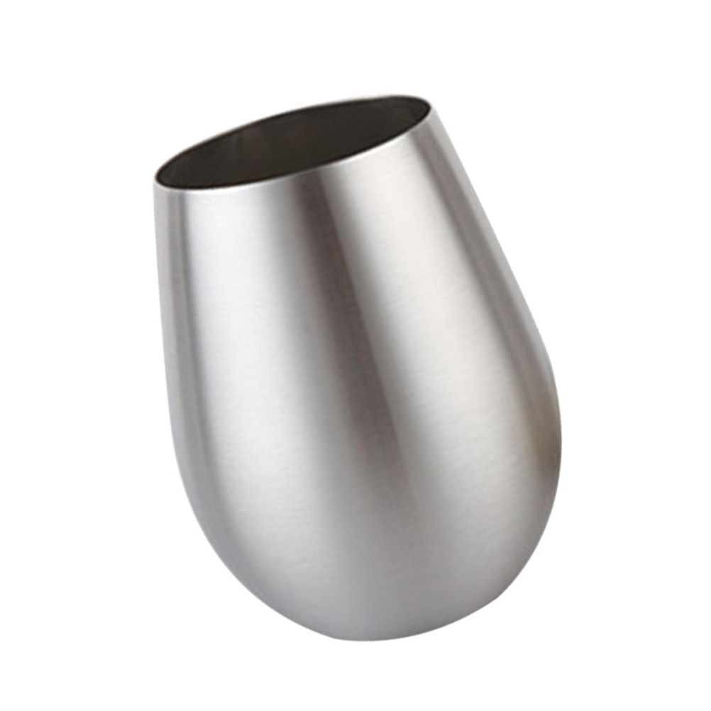 18Oz Stainless Steel Egg Shape - Wine Beer Glass ulasan dan harga