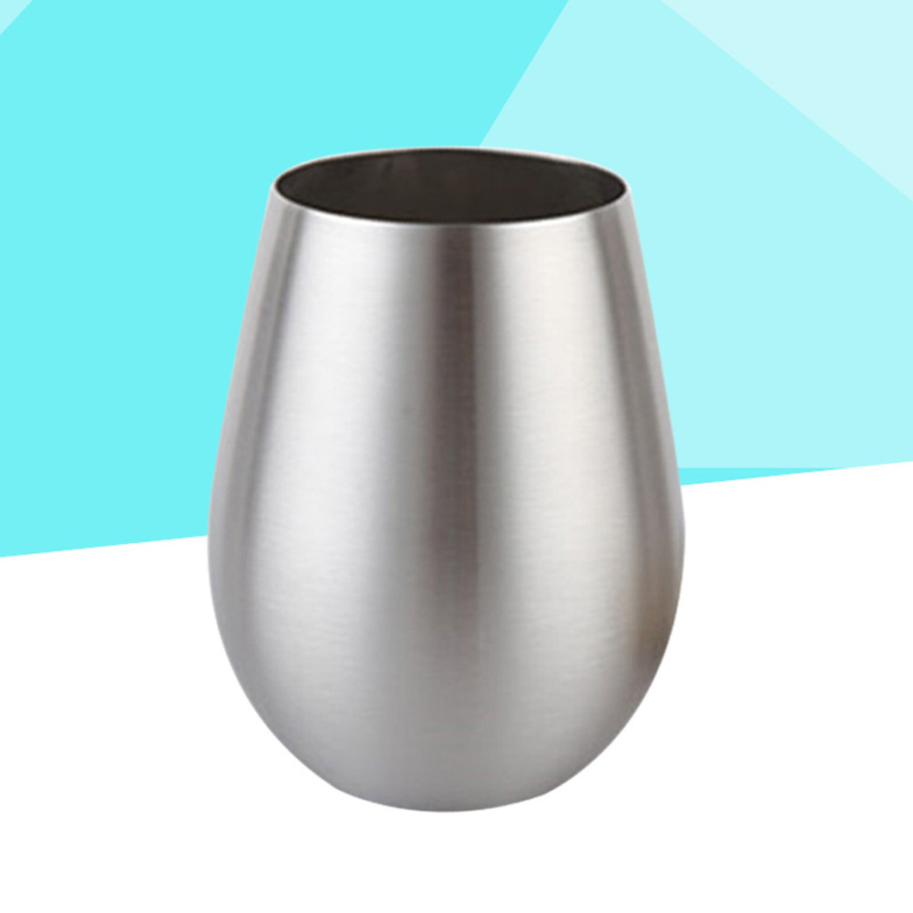 18Oz Stainless Steel Egg Shape - Wine Beer Glass ulasan dan harga