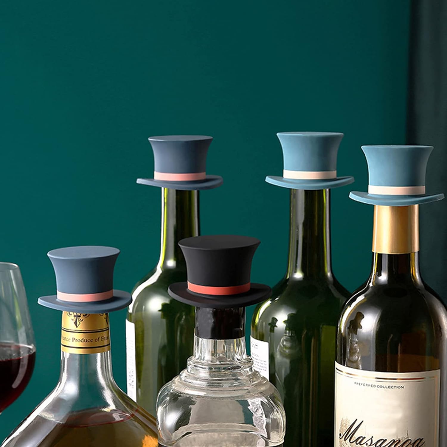 Magic Hat Silicone Wine Bottle - Wine Beer Hat ulasan dan harga