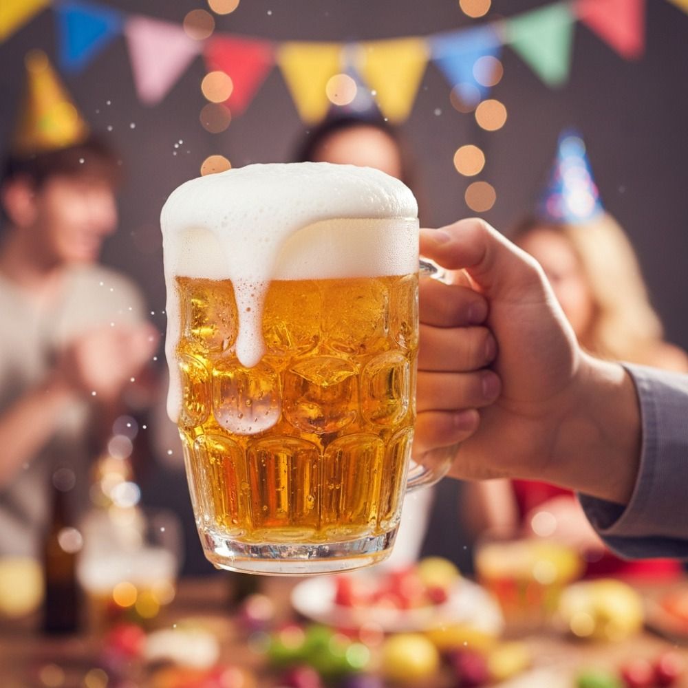 Creative Imitation Glass Plast - Wine In Beer Glass ulasan dan harga