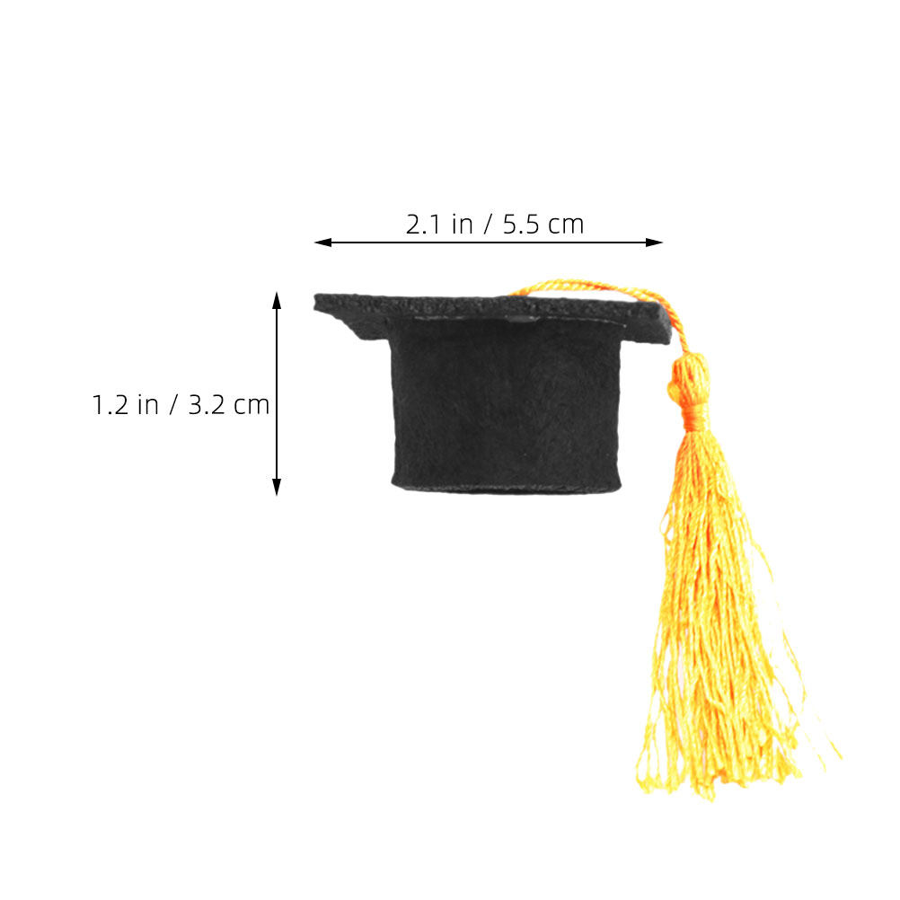 24Pcs Mini Graduation Cap Topp - Wine Beer Hat ulasan dan harga