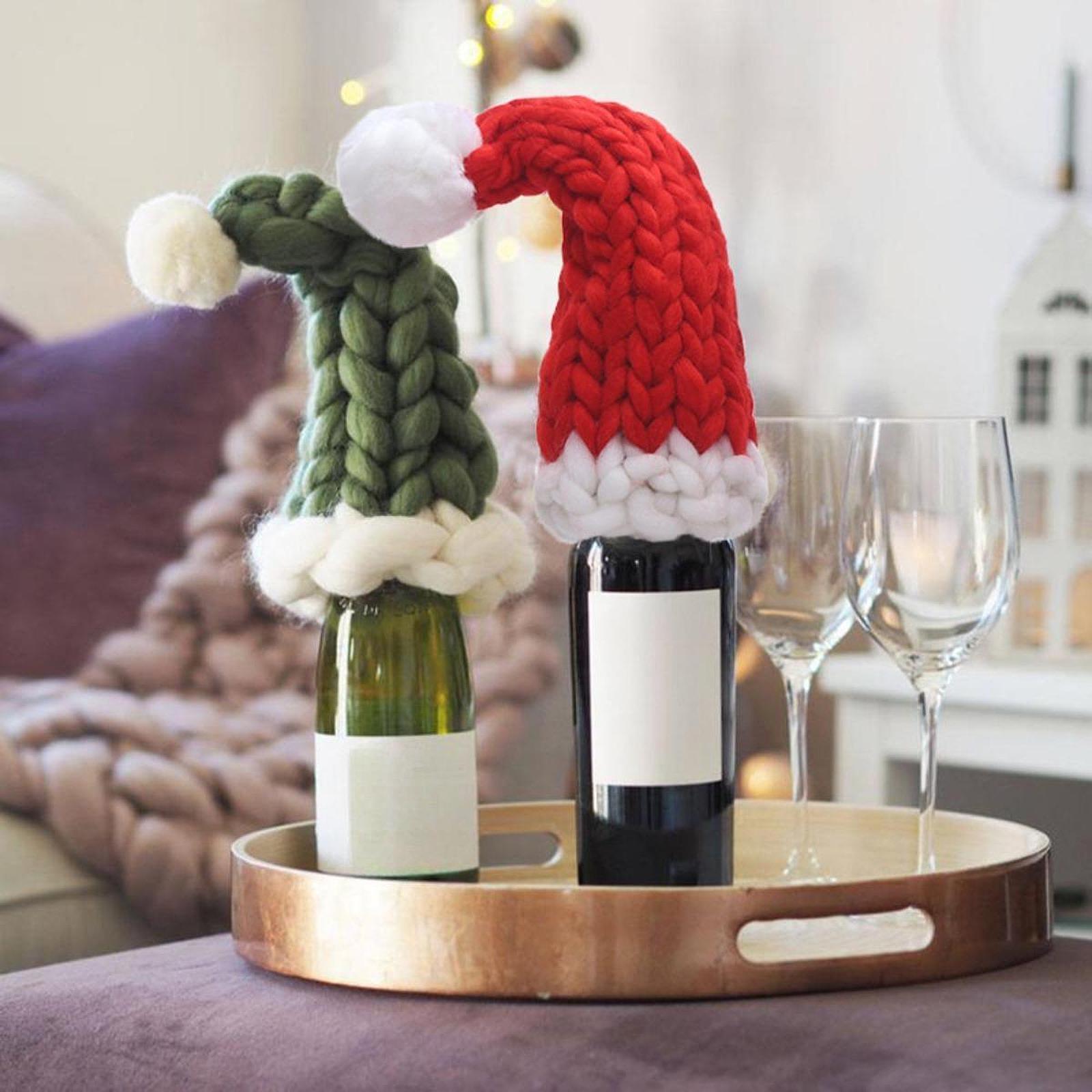 Decorative Santa Hat Christmas - Wine Beer Hat ulasan dan harga