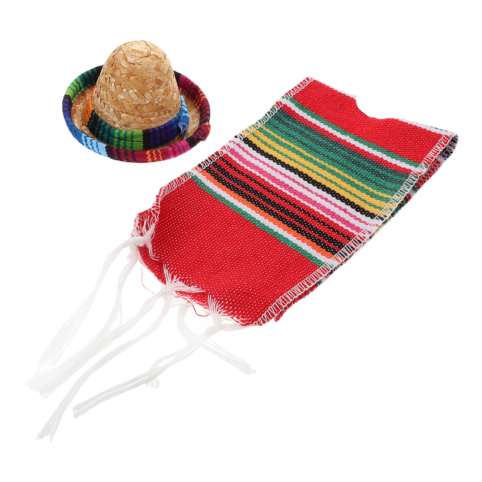1Set Mexican Bottle Ponchos Se - Wine Beer Hat ulasan dan harga