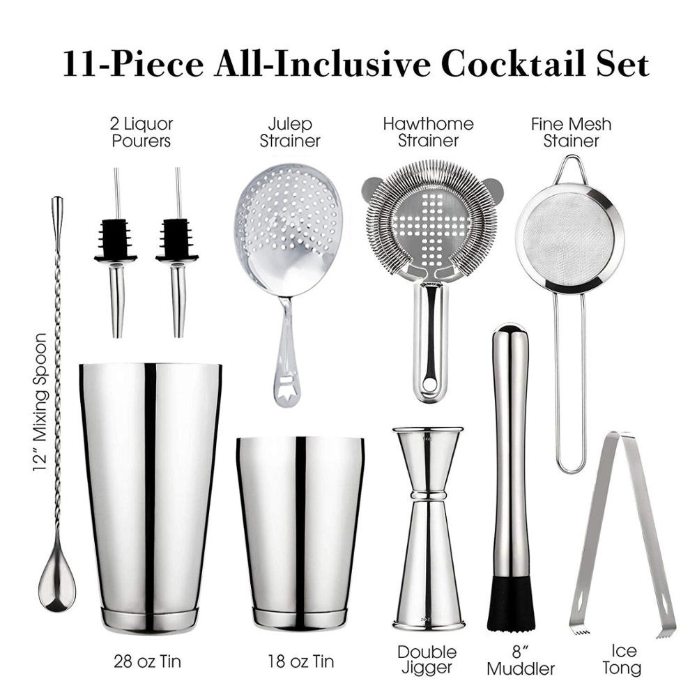Cocktail Shaker Bar Set: 2 Wei - Muddler Cocktail Bar ulasan dan harga