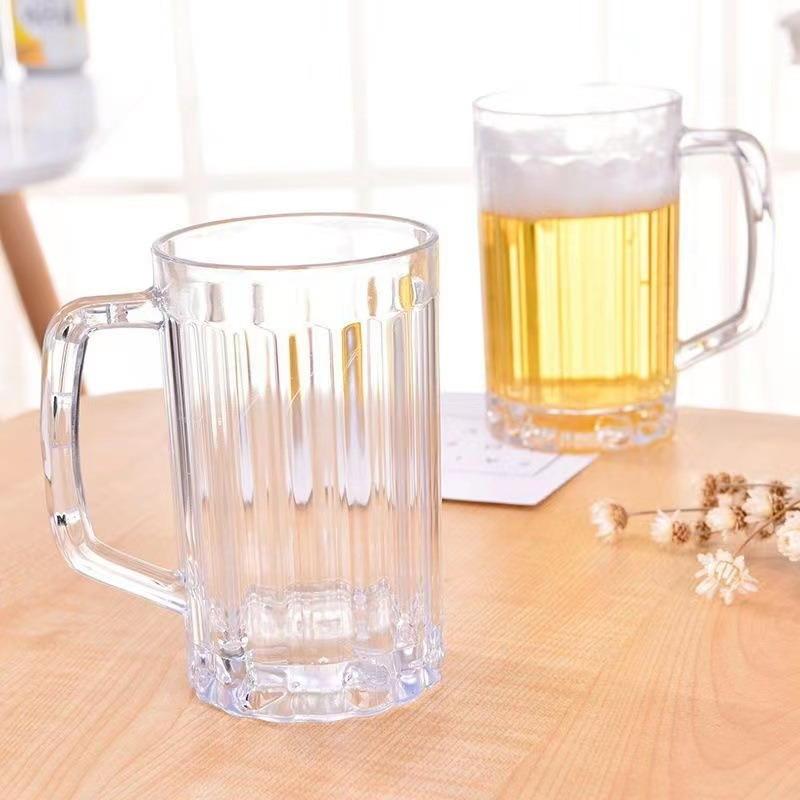 1PCS Acrylic Beer Mug 500ML Un - Wine Beer Glass ulasan dan harga