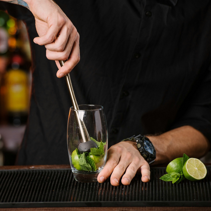 Stainless Steel Cocktail Muddl - Muddler Cocktail Bar ulasan dan harga